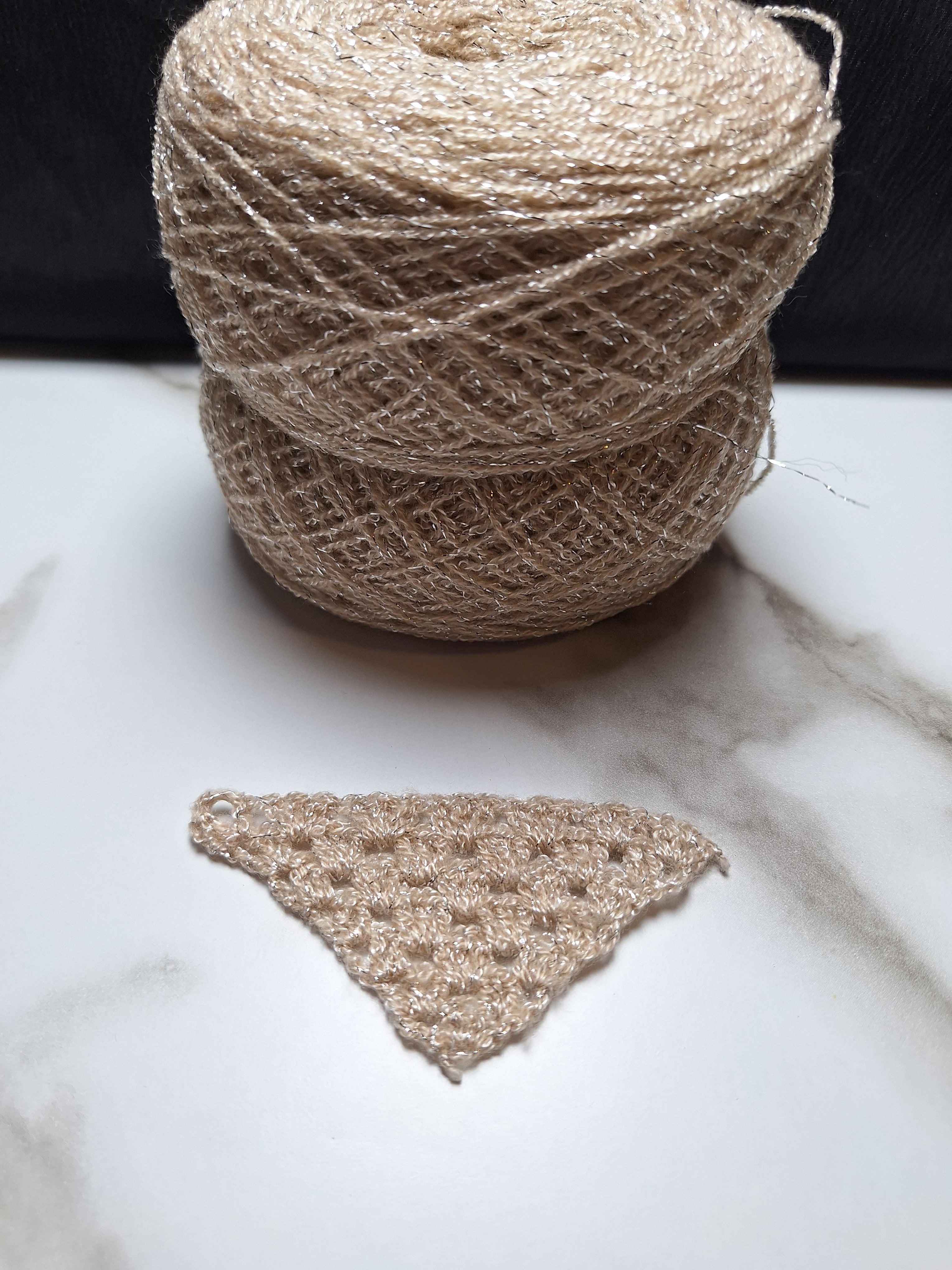 BEIGE W/ SILVER