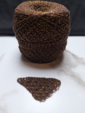 DARK BROWN W/ GOLD