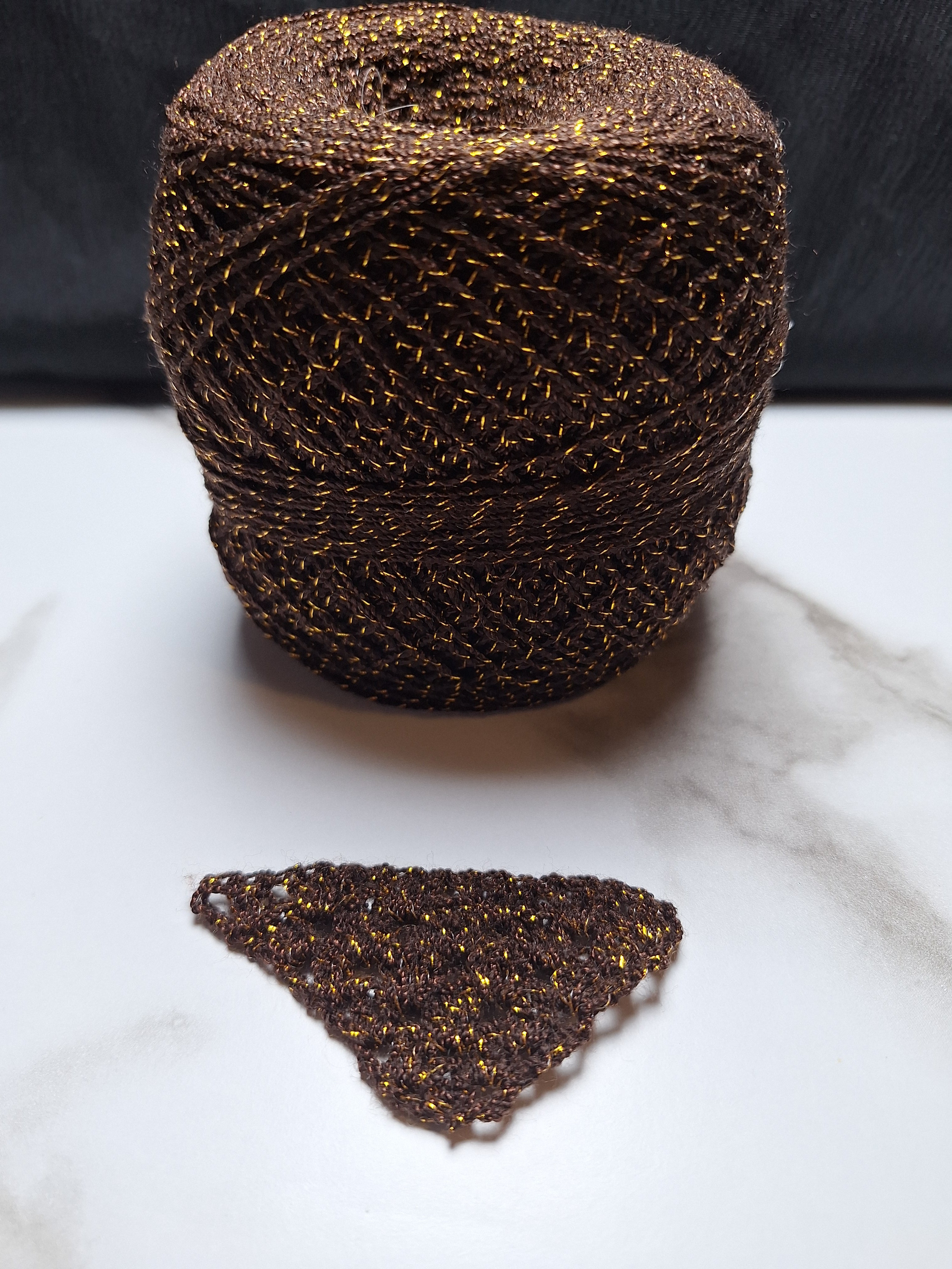 DARK BROWN W/ GOLD