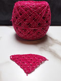DARK PINK W SILVER