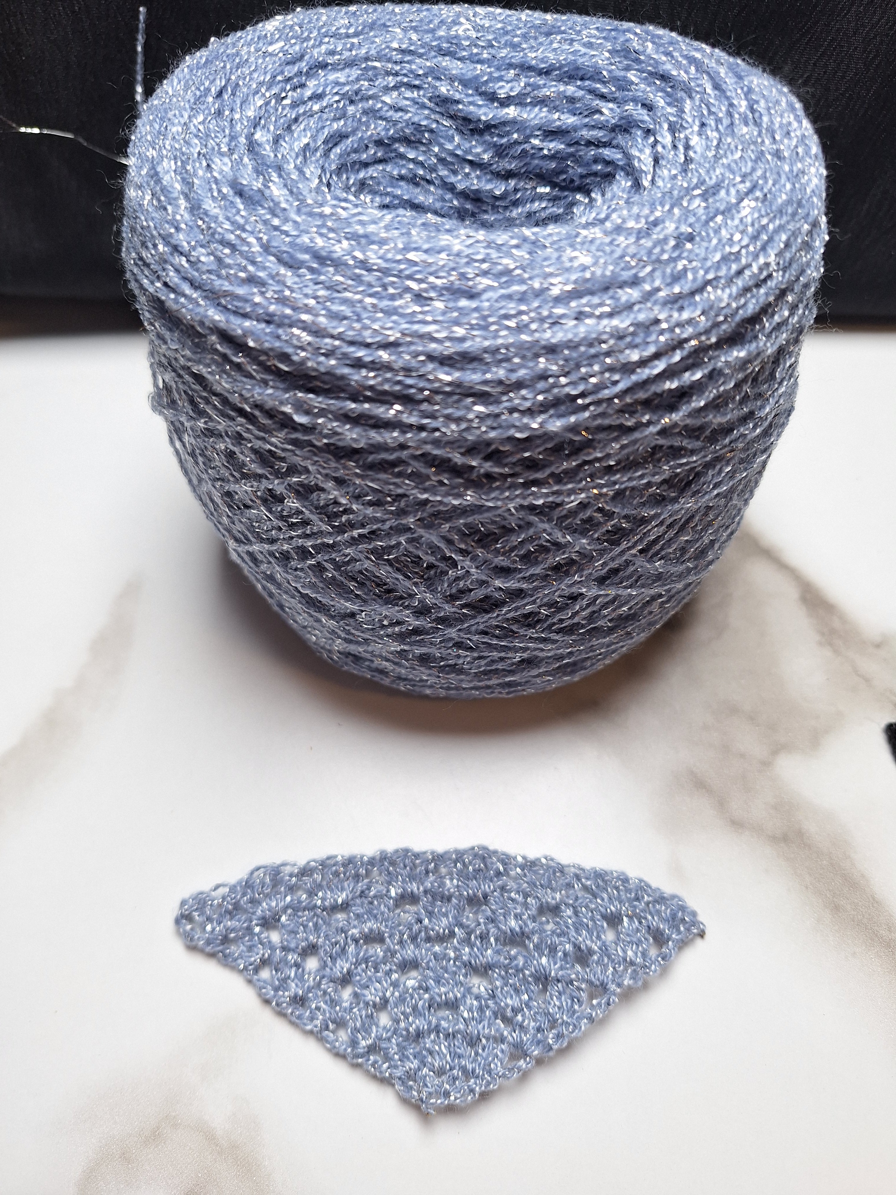 BLUE GRAY W/ SILVER